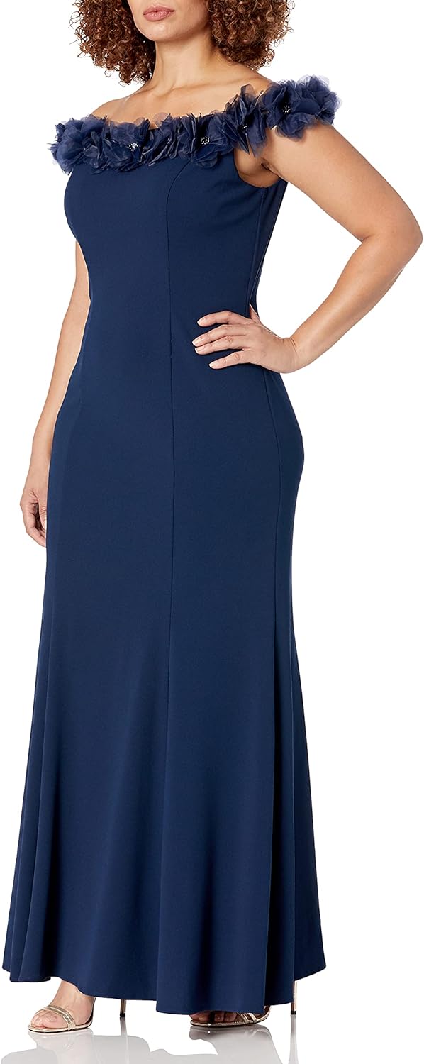Alex Evenings Women's Long Off The Shoulder Dress - Image 6