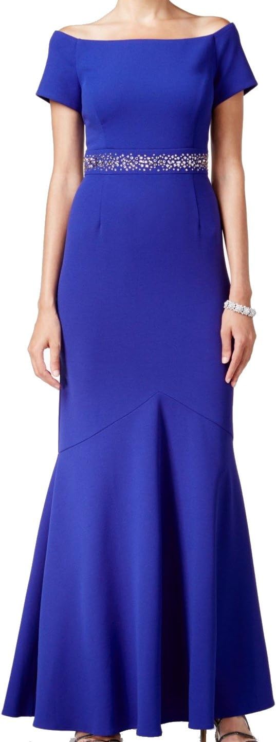 Alex Evenings Women's Long Off The Shoulder Dress - Image 10