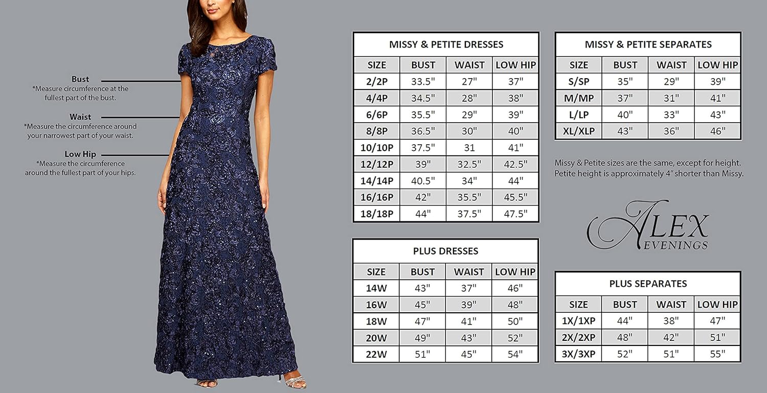 Alex Evenings Women's Long Off The Shoulder Dress - Image 4