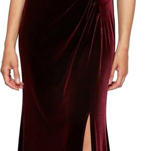 Alex Evenings Women's Long Off The Shoulder Fit and Flare Dress