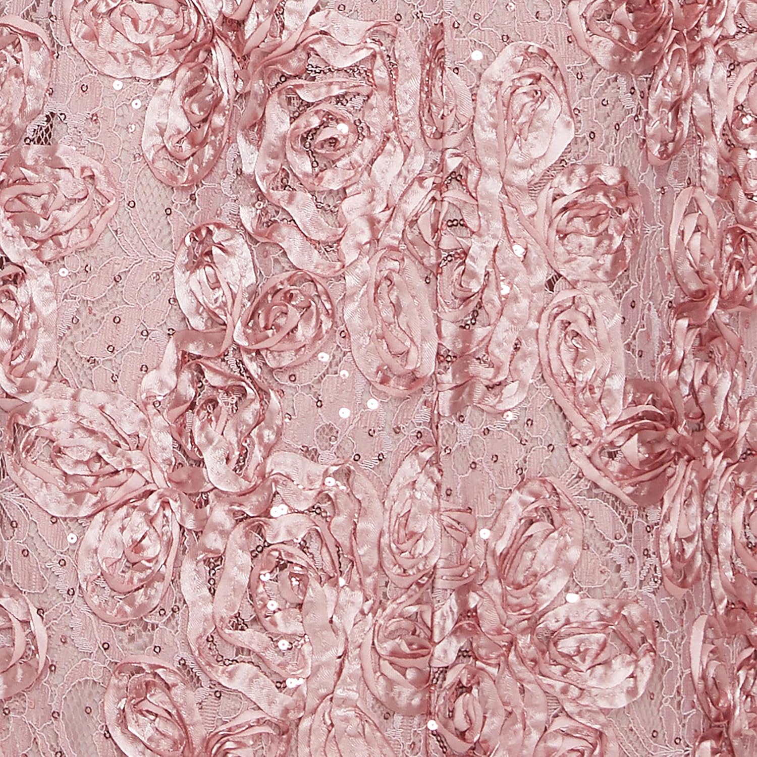 Alex Evenings Women's Long Rosette Off The Shoulder A-line Dress, Formal Event, Weddings (Petite and Regular Sizes) - Image 3