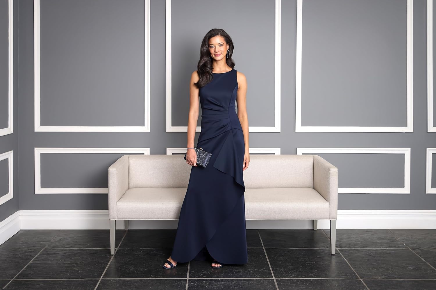 Alex Evenings Women's Long Sleeveless Dress - Image 4