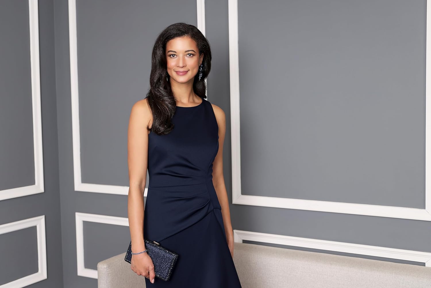 Alex Evenings Women's Long Sleeveless Dress - Image 5