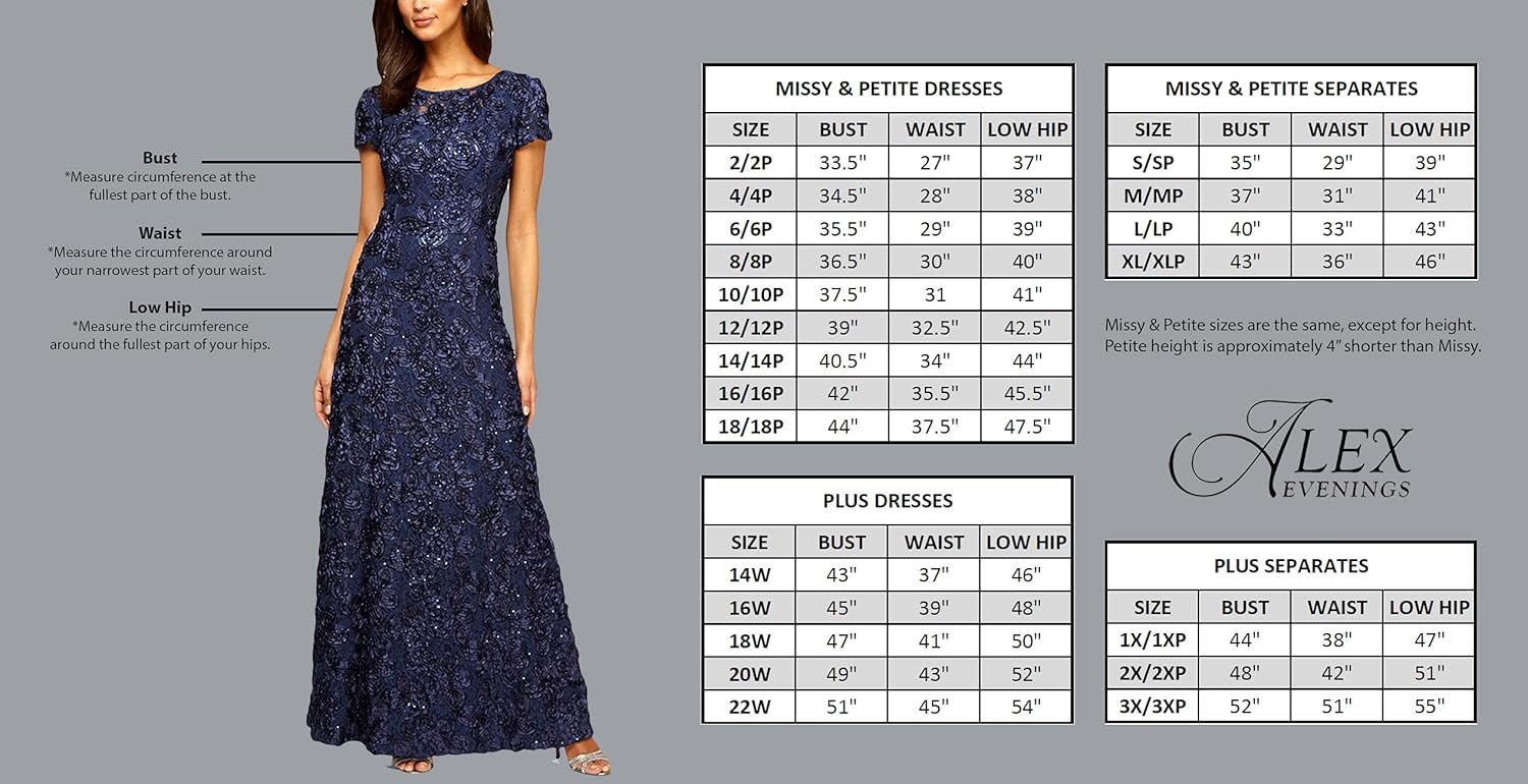 Alex Evenings Women's Plus-Size Short Slimming Sheath Dress with Bell Sleeves - Image 7