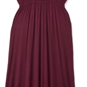 Amazon Essentials Women's Waisted Maxi Dress (Available in Plus Size)