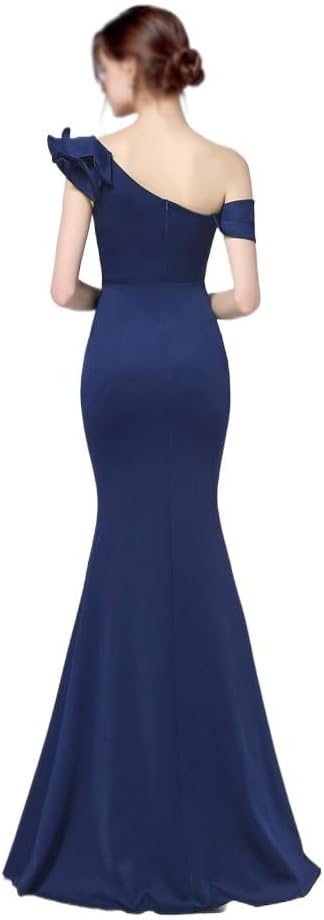 CGTENBS Banquet Evening Dress Party Long Slimming Sexy Dress Easy Shoulder(X-Large) - Image 5