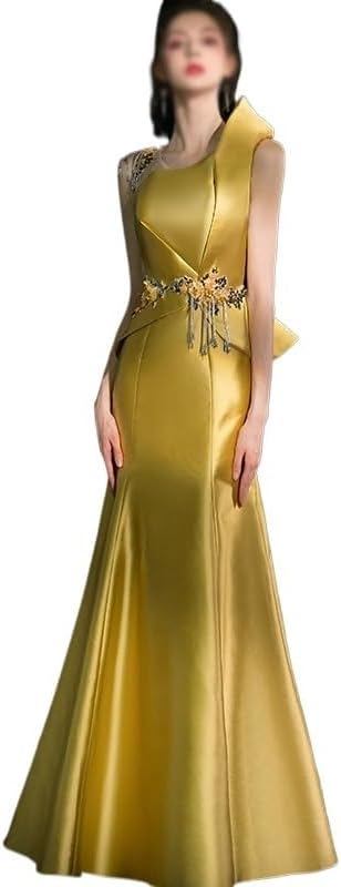 CGTENBS Evening Dress Ladies Banquet Long Annual Party Performance Dress Dress - Image 2