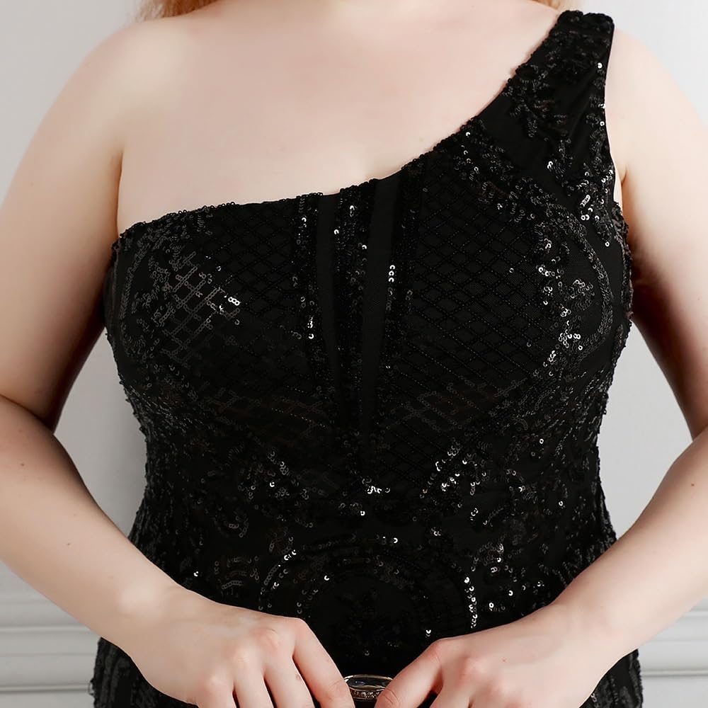 CGTENBS Long Sequin, Oversized, Overweight Performance Dress, Banquet Evening Dress, Formal Dress - Image 6