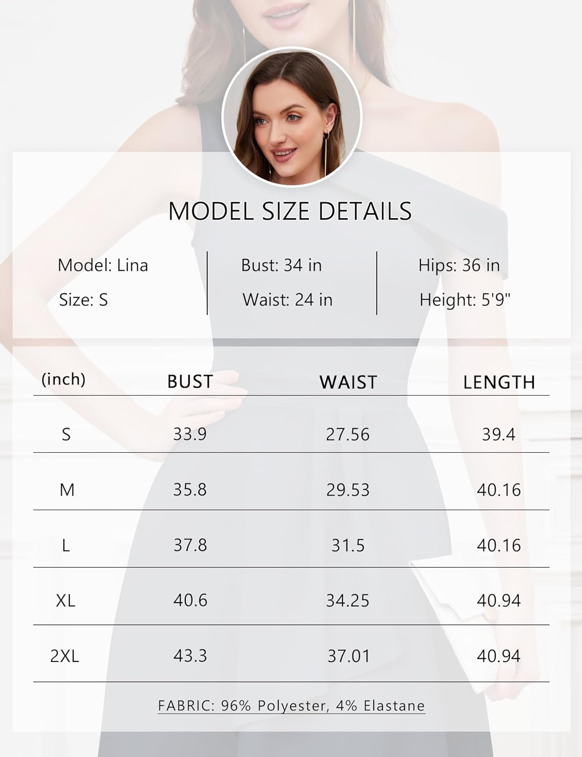 Dressystar Women One Shoulder Ruffle Cocktail Fall Dress A Line Wrap Wedding Guest Formal Knee Length Dresses with Pockets - Image 6