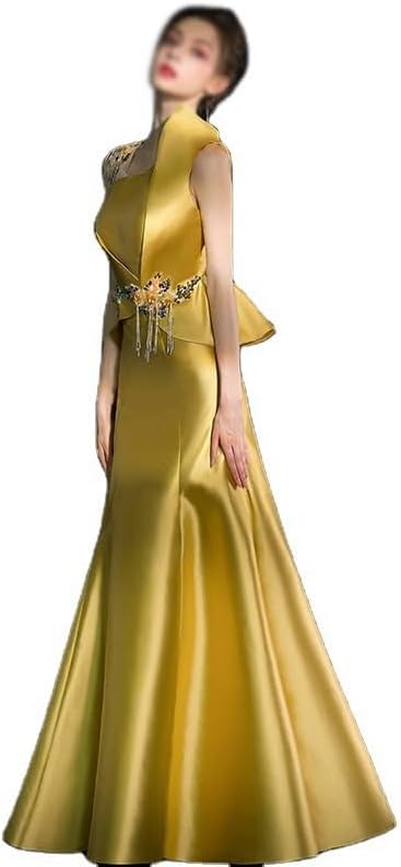 Evening Dress Ladies Banquet Long Annual Party Performance Dress Dress - Image 3