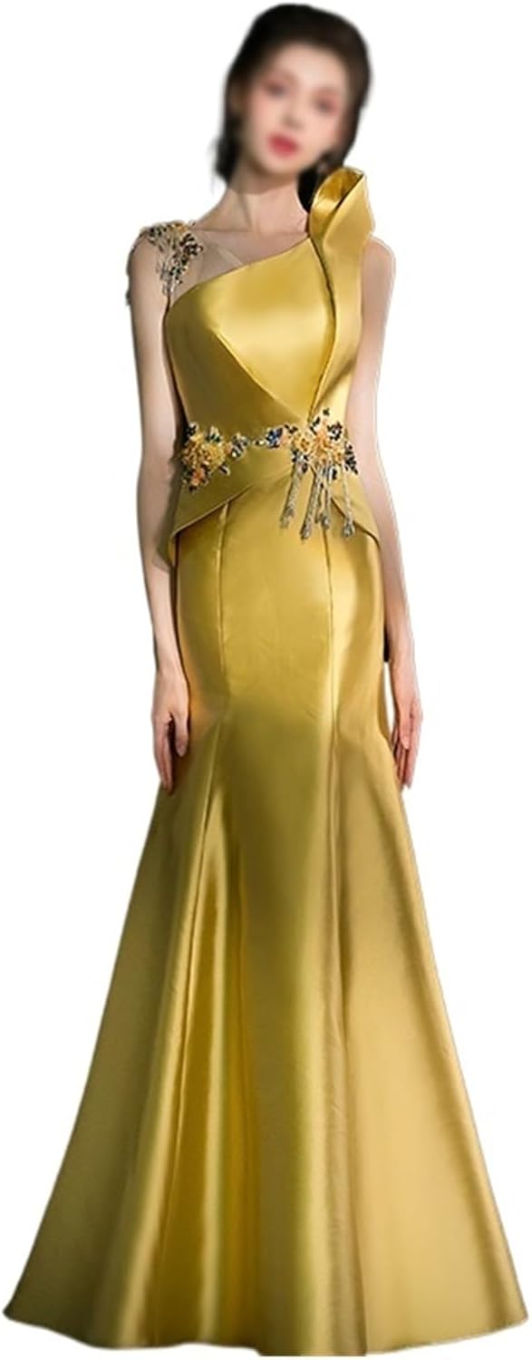 Evening Dress Ladies Banquet Long Annual Party Performance Dress Dress