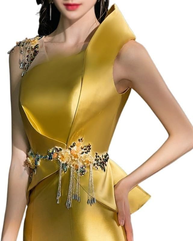 Evening Dress Ladies Banquet Long Annual Party Performance Dress Dress - Image 5