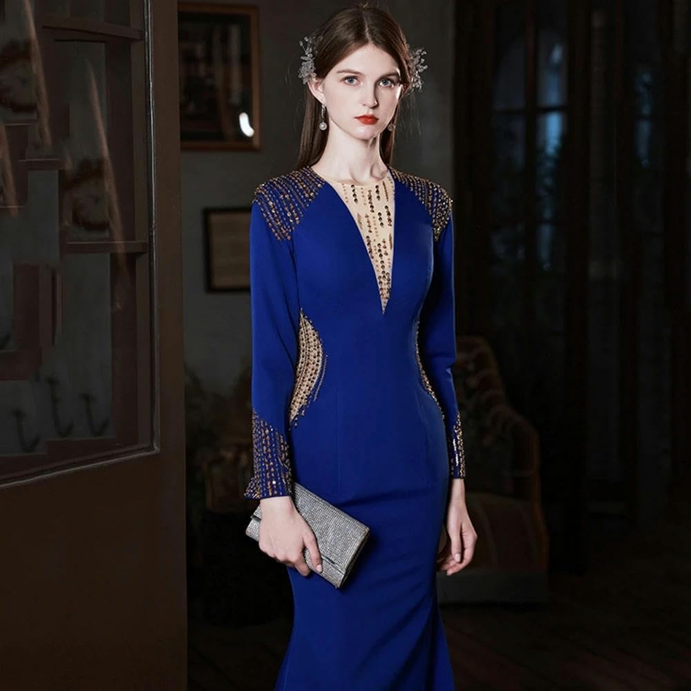 Evening Gowns for Women Beading Mermaid Dresses Woman Party Night Evening Dresses - Image 5