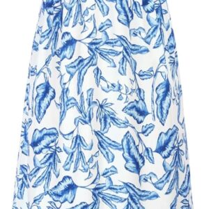 GRACE KARIN 2025 Women's Criss Cross Halterneck Sleeveless Summer Floral Print Flowy A Line Maxi Dress