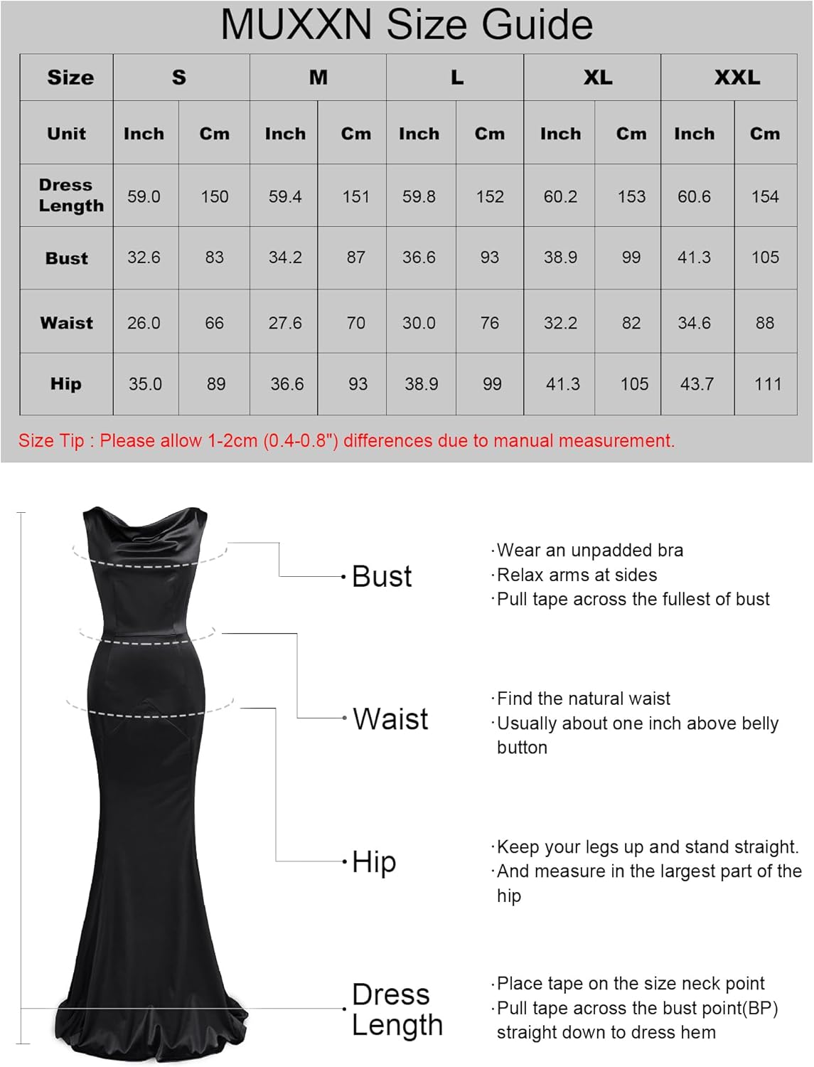 MUXXN Women's 30s Brief Elegant Mermaid Sleeveless Gowns Formal Evening Dress - Image 6