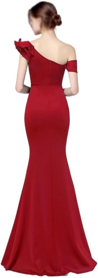 MVUYO Easy Shoulder Party Evening Gown Long Slimming Sexy Dress for Parties - Image 5