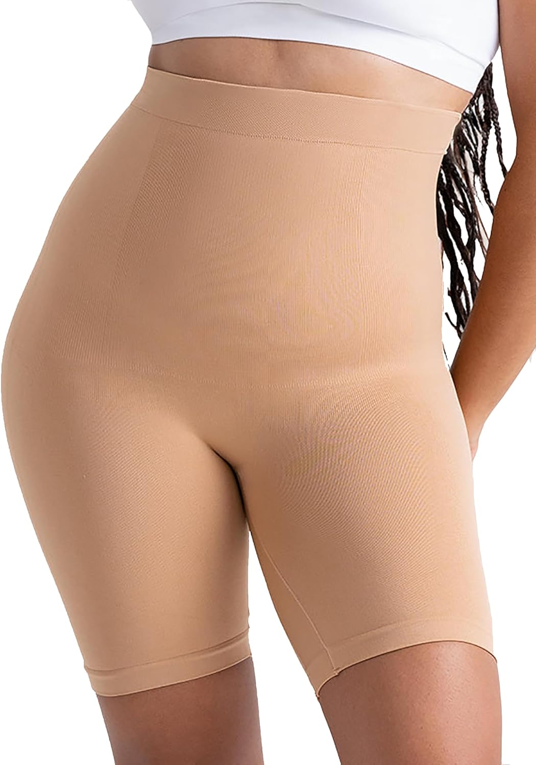 SHAPERMINT Shapewear for Women - High-Waisted Shapewear Tummy Control Shorts, Faja Body Shaper, Underwear for Women - Image 13