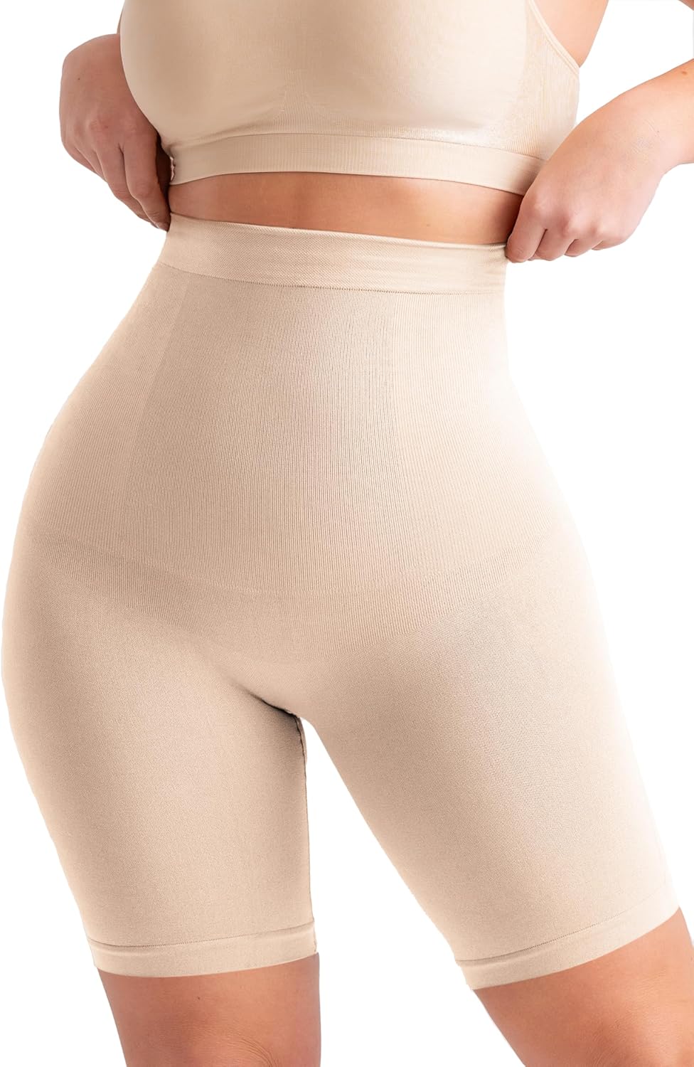 SHAPERMINT Shapewear for Women - High-Waisted Shapewear Tummy Control Shorts, Faja Body Shaper, Underwear for Women - Image 2