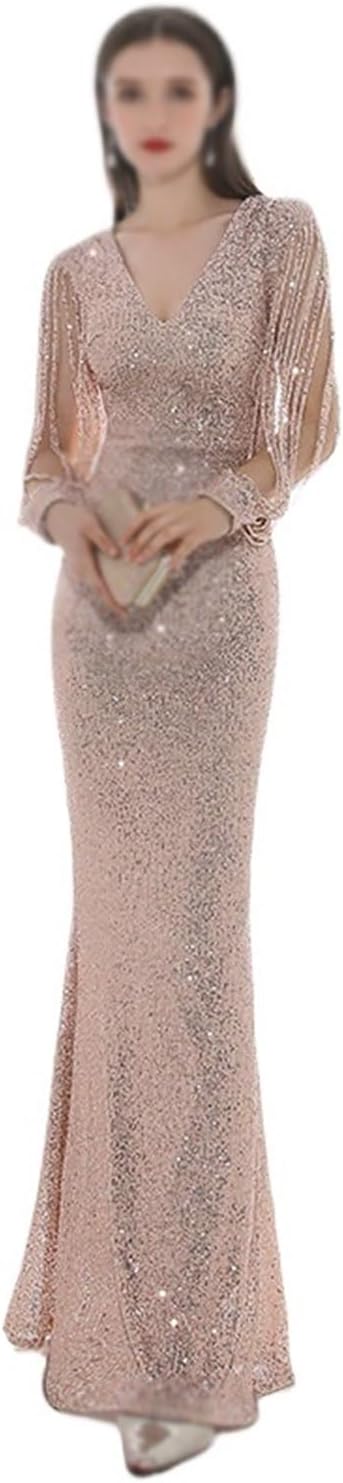 SIDUFHAOPKLL Atmospheric Evening Dress Ladies Spring Elegant Banquet Annual