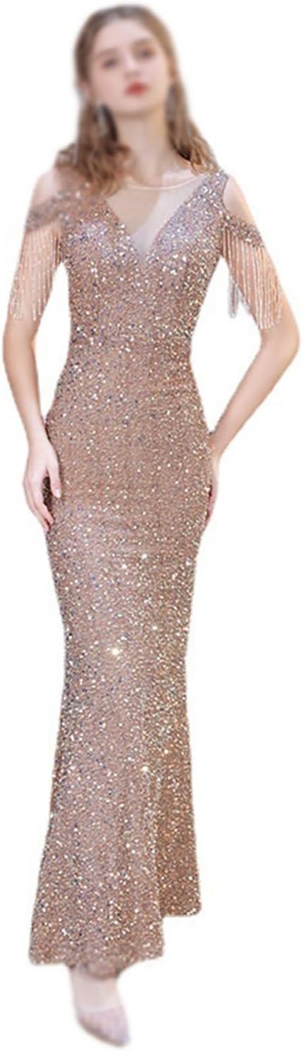 SIDUFHAOPKLL Evening Dress Women's Slimming Dress for Banquet