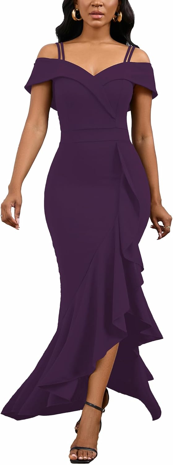 TDiooCor 2025 Women's Sexy Elegant Formal Dress Sleeveless Wedding Guest Bride Dresses - Image 11