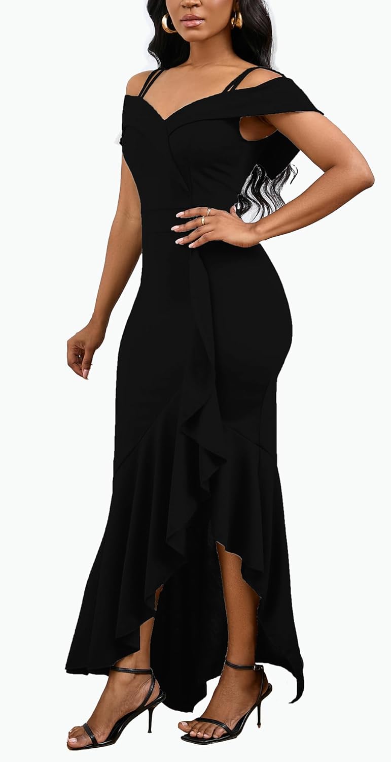TDiooCor 2025 Women's Sexy Elegant Formal Dress Sleeveless Wedding Guest Bride Dresses - Image 2