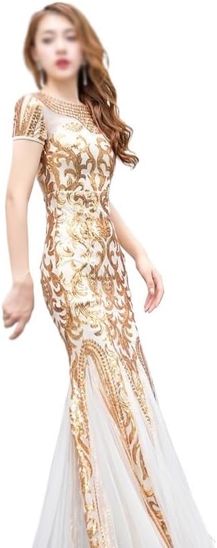 TEOYETTSF Evening Dress Spring Long Sequin Banquet Evening Wear Slimming Annual Performance Evening Dress - Image 2