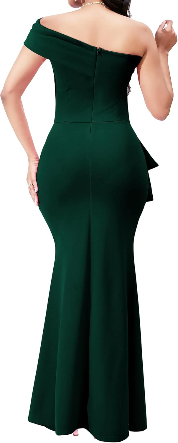 Women Evening Dress Bodycon Long Maxi Dresses Sexy Floor Length Mermaid Dress - Image 6