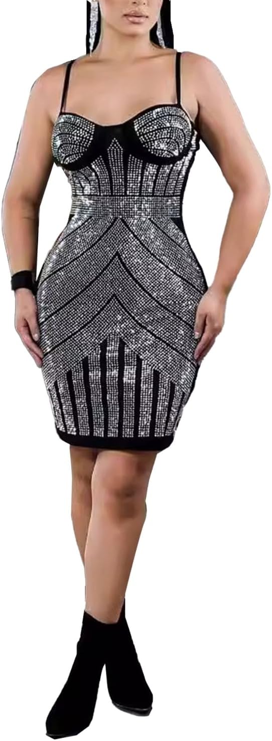 Women Sleeveless Off Shoulder Split Evening Cocktail Long Dress - Image 8