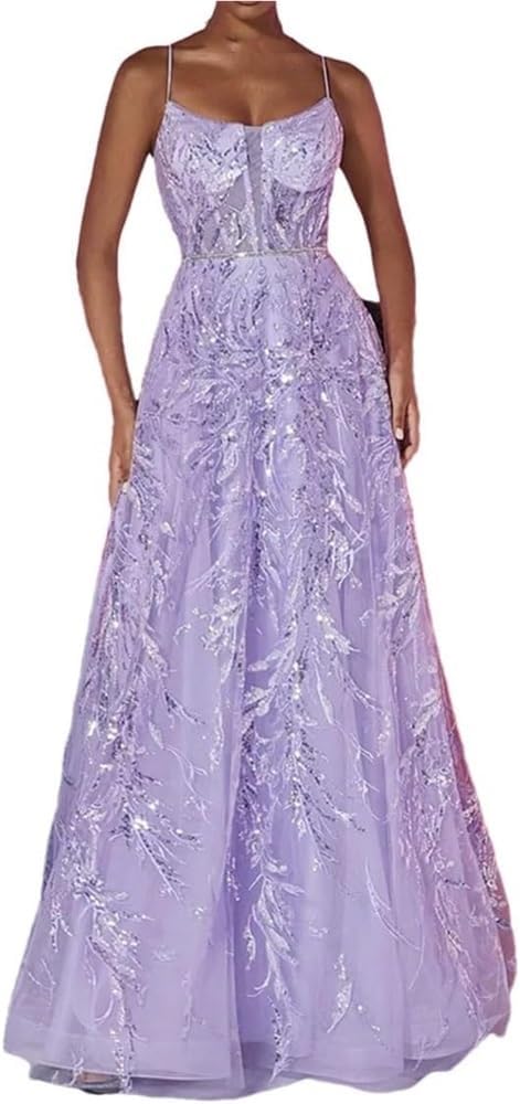 Women's Sequin Suspenders Evening Gown Long Maxi Wedding Party Cocktail Dress