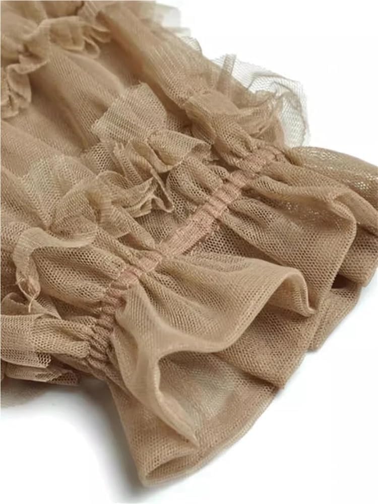 Women's Vintage Sequins Mesh Maxi Dress Beading Embroidery Lantern Sleeve Evening Party Formal Dresses - Image 3