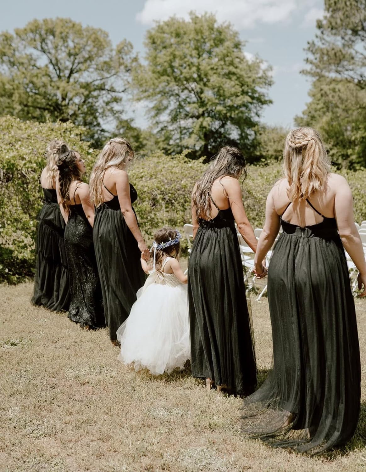 XXTAXN Women's Sexy Deep V Neck Split Cocktail Party Formal Bridesmaid Maxi Dress - Image 5