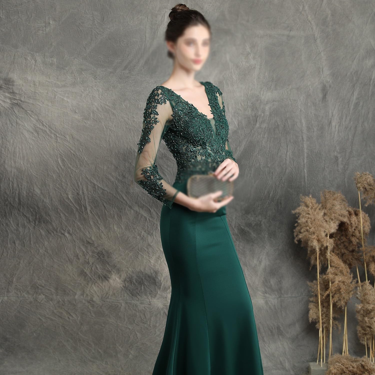 YMGSCC Sequin Long Oversized Women's Performance Dress, Banquet Evening Dress(4X-Large) - Image 4